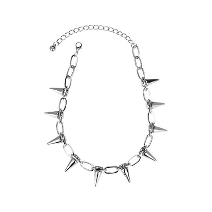 Punk Spike Necklace Choker