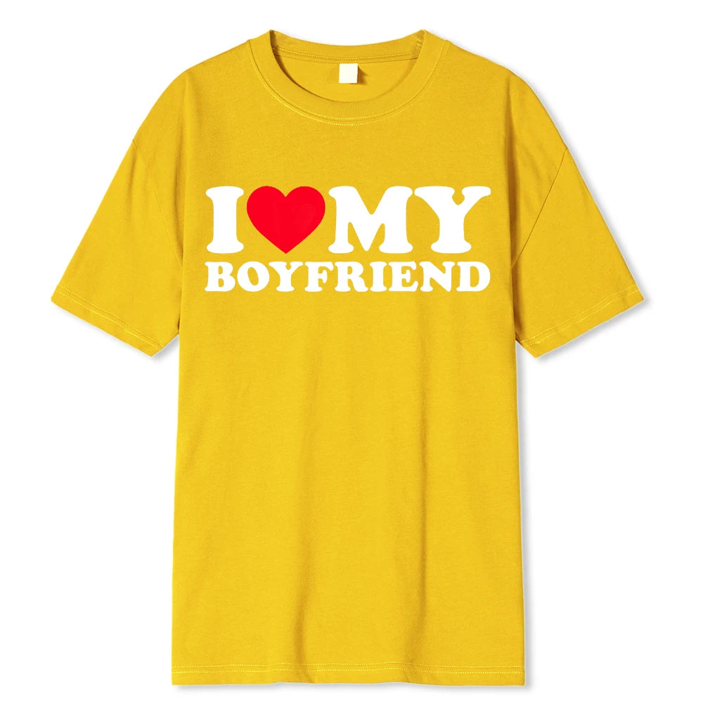 I Love My Girlfriend/Boyfriend Shirts