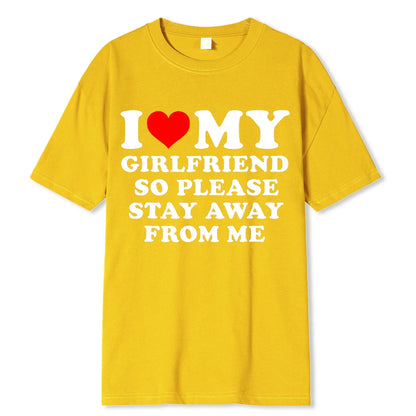 I Love My Girlfriend/Boyfriend Shirts