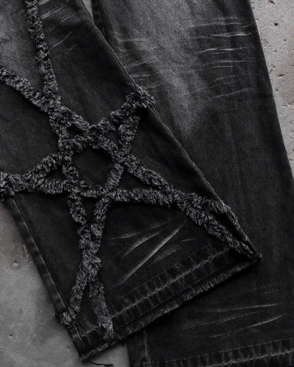 Star Distressed Jeans