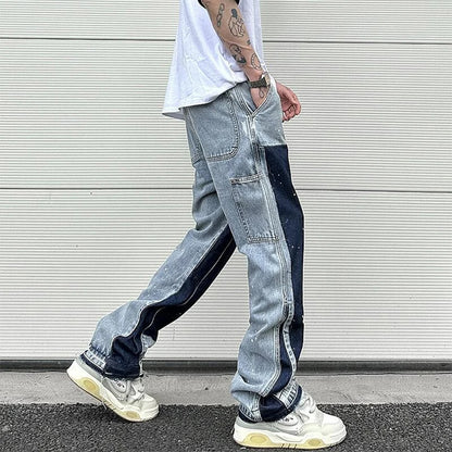 Speckled Baggy Jeans